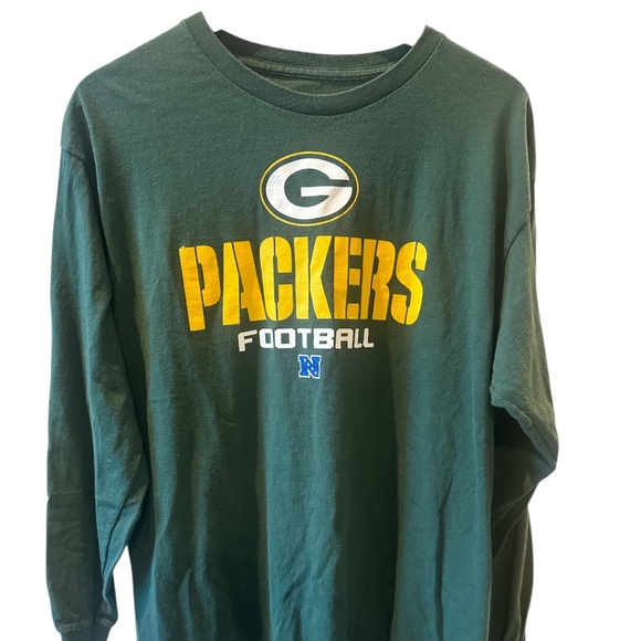 Team Apparel Other - Team Apparel Mens L Green Bay Packers Cotton Long Sleeve Crew Neck Tee Shirt
